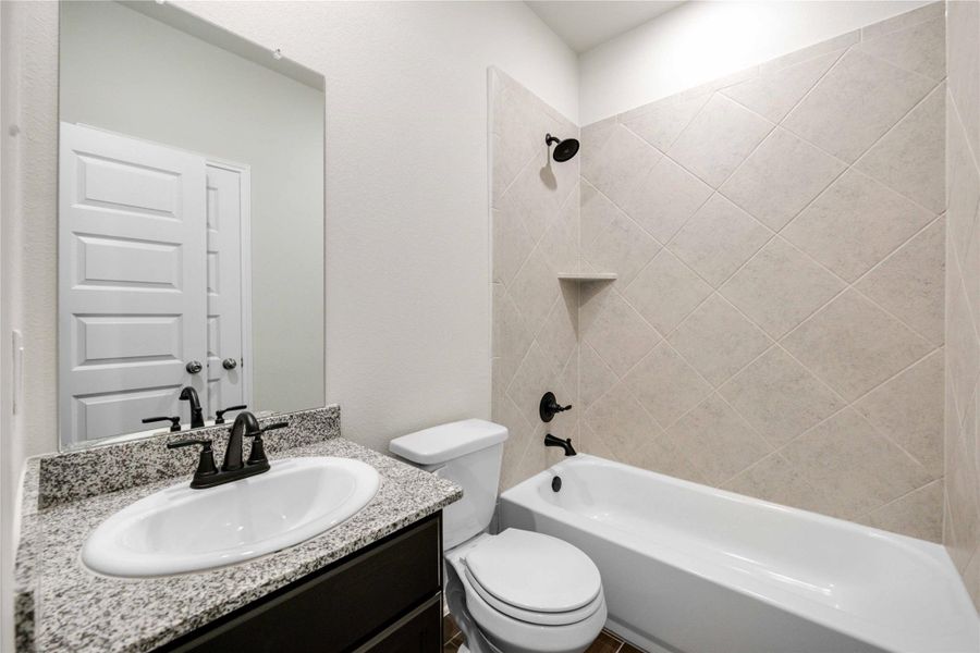 Furnished interior view inside a new home in Barton Place, Cleveland (Image 16).