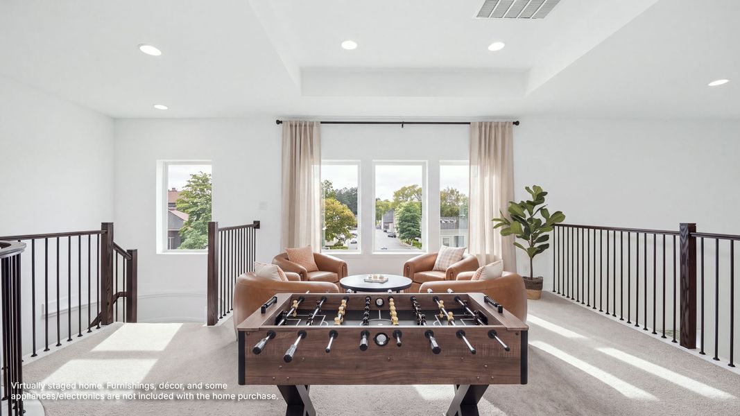 Furnished interior view inside a new home in Mustang Lakes, Celina (Image 10).