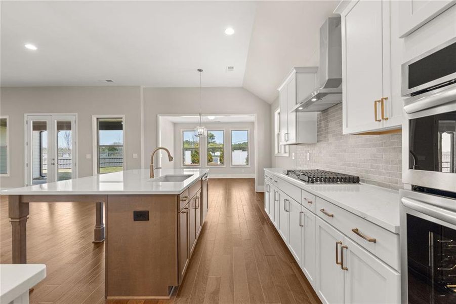 Furnished interior view inside a new home in Soleil Summit Chase, Snellville (Image 7).