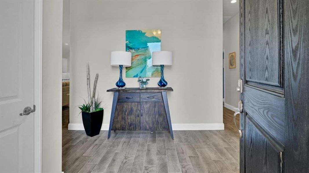 Furnished interior view inside a new home in Lakeview Pointe, Grand Prairie (Image 27).