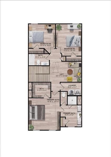 2D floor plan layout of this home in , Dacula, GA (Image 3). 2D floor plan layout of this home in , Dacula, GA (Image 3).