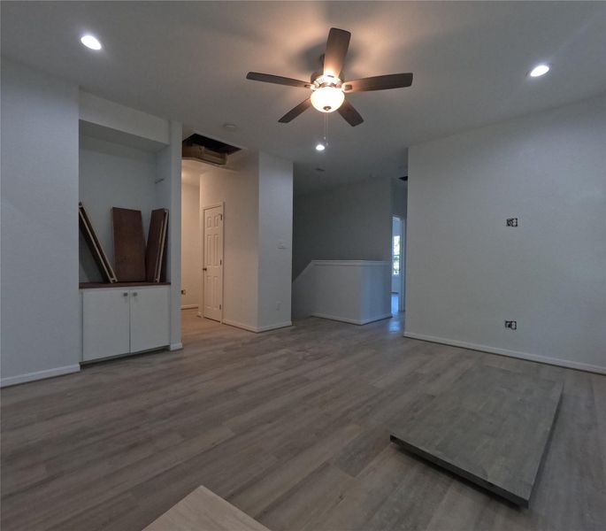 Upstairs looking towards stairway