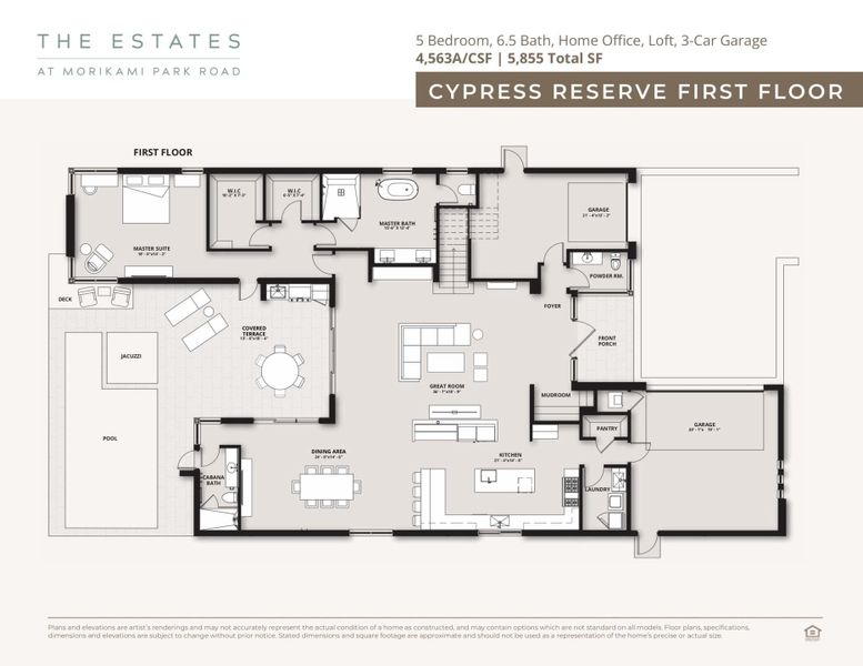 1st floor Cypress Reserve