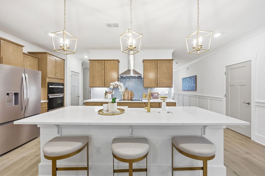 Representative furnished interior of a home built from the Carolyn II by Great Southern Homes in Edgefield, Loris (Image 35).