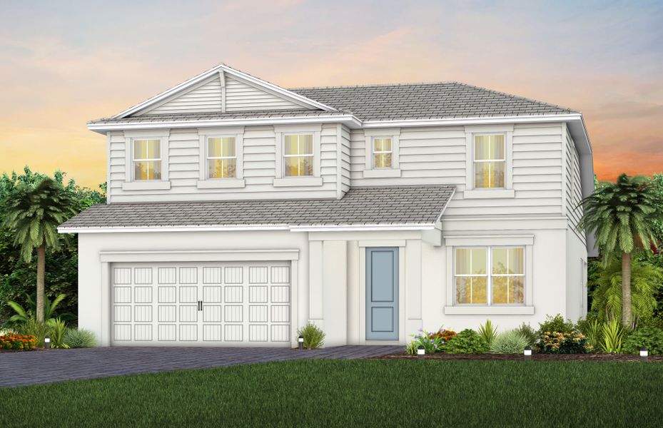 Representative exterior photo of a completed home built from the Burbank by Pulte Homes in SeaFlower, Bradenton, FL (Image 27). Representative exterior photo of a completed home built from the Burbank by Pulte Homes in SeaFlower, Bradenton, FL (Image 27).