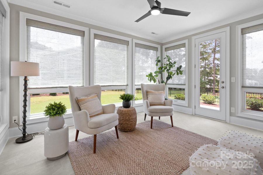 Furnished interior view inside a new home in , Charlotte (Image 29).
