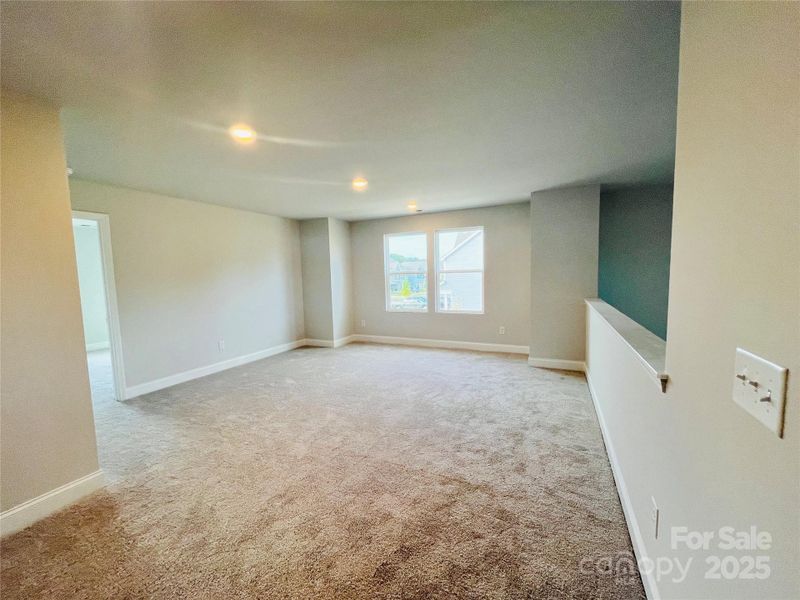 Large loft overlooks the two story great room
