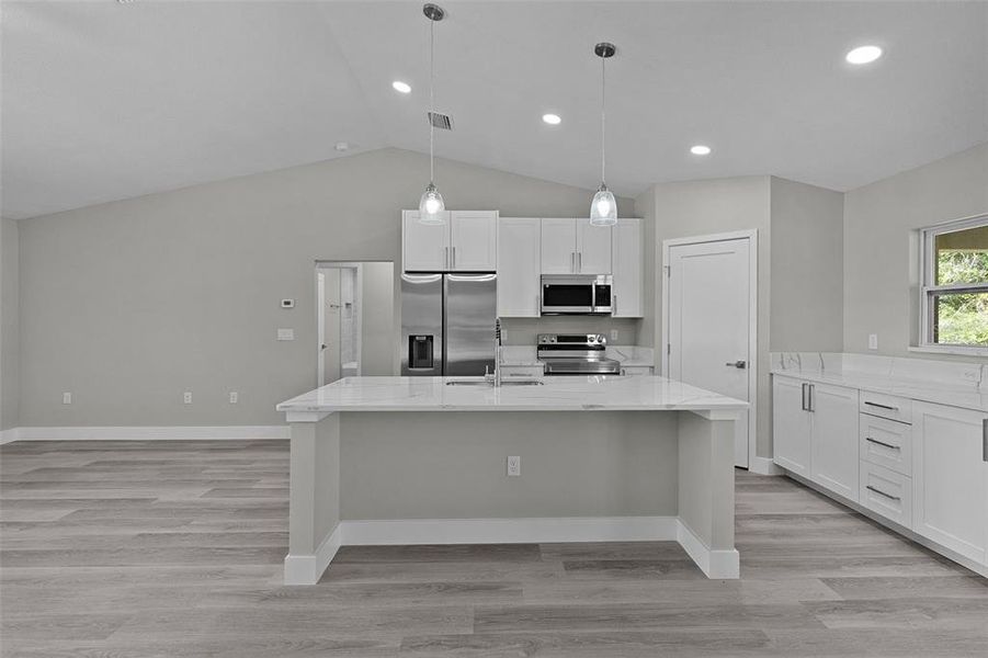Furnished interior view inside a new home in , Ocklawaha (Image 8).
