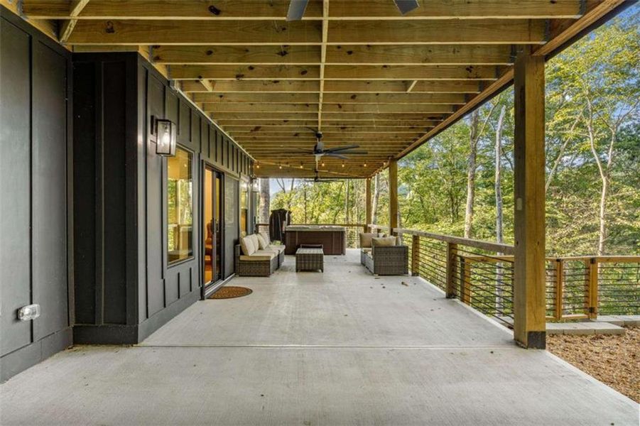 Exterior details and patio area of a home in , Ellijay (Image 30). Exterior details and patio area of a home in , Ellijay (Image 30).
