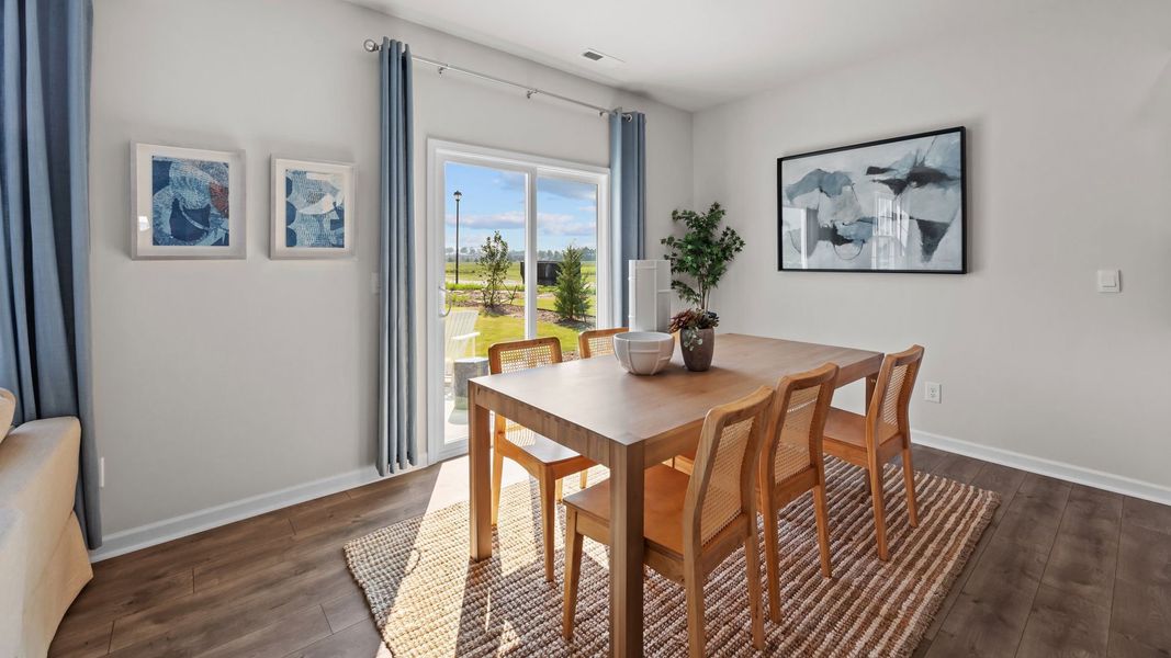 Furnished interior view inside a new home in Ridgewood Farms, Winterville (Image 10).