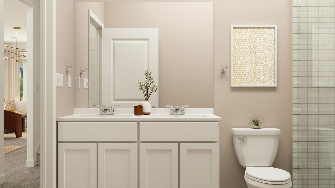 Furnished interior view inside a new home in Glynlea Country Club: The Augusta Collection, Port St. Lucie (Image 5).