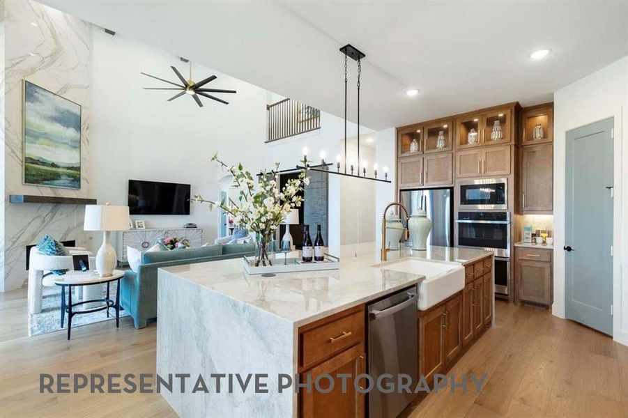 Furnished interior view inside a new home in Quail Hollow, Rockwall (Image 15). Furnished interior view inside a new home in Quail Hollow, Rockwall (Image 15).