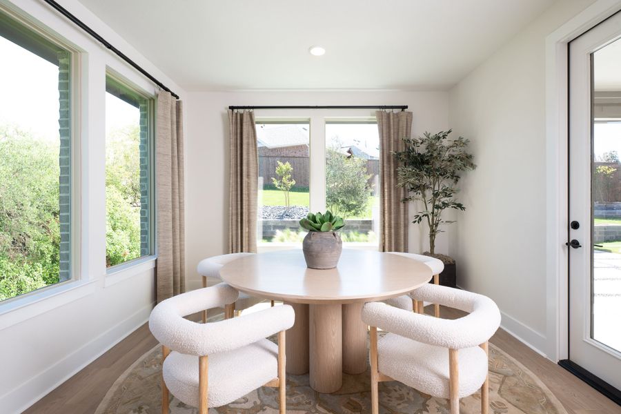 Representative furnished interior of a home built from the Owen by Tri Pointe Homes in Somerset Park, Rockwall (Image 9).