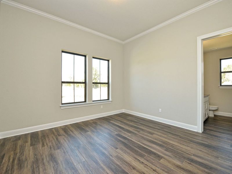 Representative unfurnished interior of a home built from the Catalina by Giddens Homes in Clearwater Ranch, Liberty Hill (Image 144).