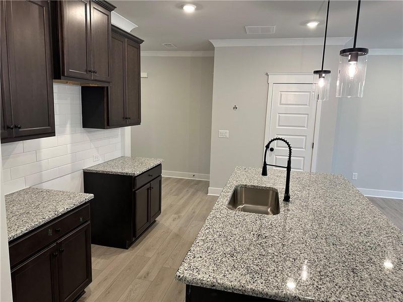 Furnished interior view inside a new home in Millstone at Mundy Mill, Gainesville (Image 10). Furnished interior view inside a new home in Millstone at Mundy Mill, Gainesville (Image 10).