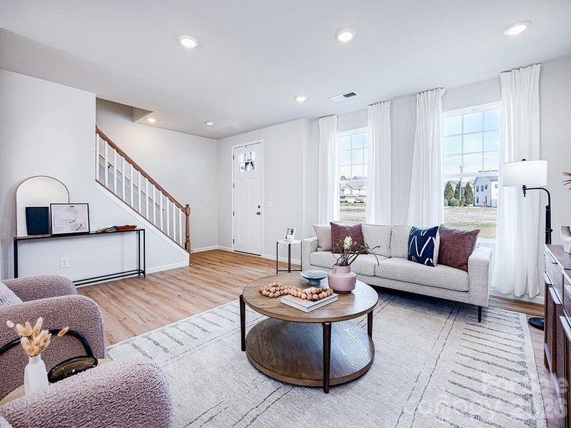 Furnished interior view inside a new home in The Crossing at Cramerton Mills, Cramerton (Image 11).