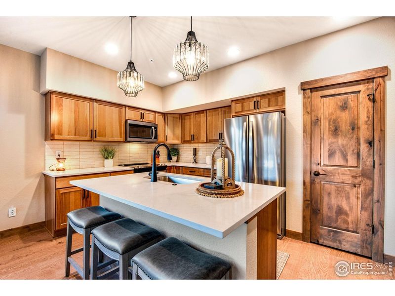 Furnished interior view inside a new home in , Estes Park (Image 9).