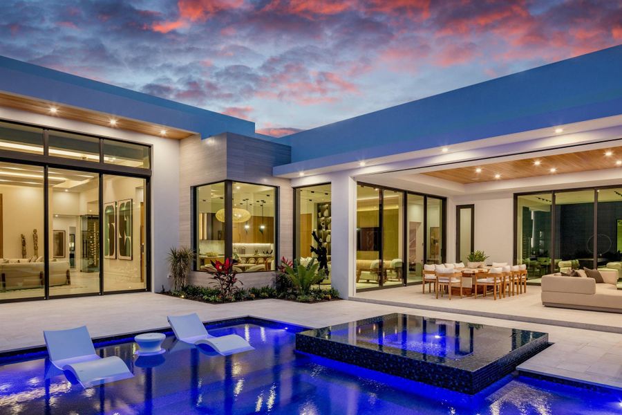 Exterior details and patio area of a home in , Palm Beach Gardens (Image 29). Exterior details and patio area of a home in , Palm Beach Gardens (Image 29).