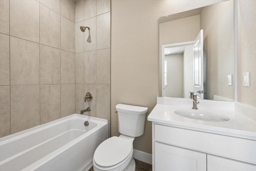 Furnished interior view inside a new home in Baseline Lakes – Brighton, Brighton (Image 9).
