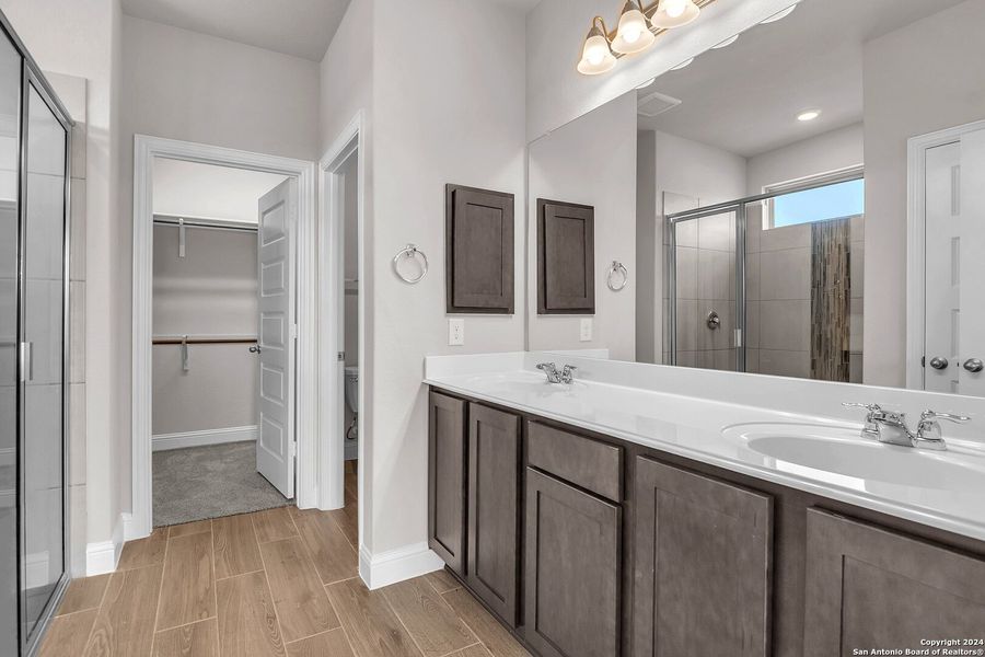 Furnished interior view inside a new home in Morgan Meadows, San Antonio (Image 12). Furnished interior view inside a new home in Morgan Meadows, San Antonio (Image 12).