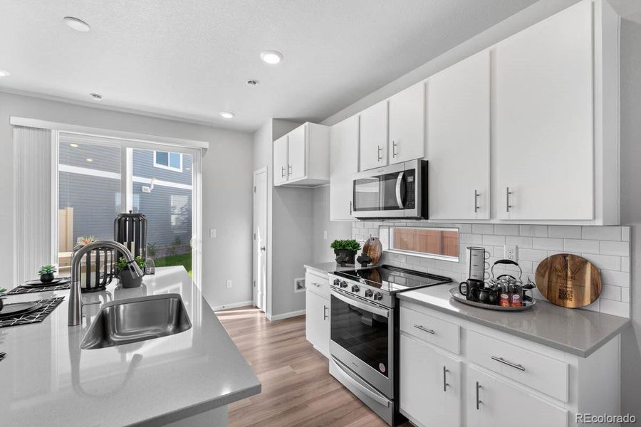 Furnished interior view inside a new home in , Commerce City (Image 8). Furnished interior view inside a new home in , Commerce City (Image 8).