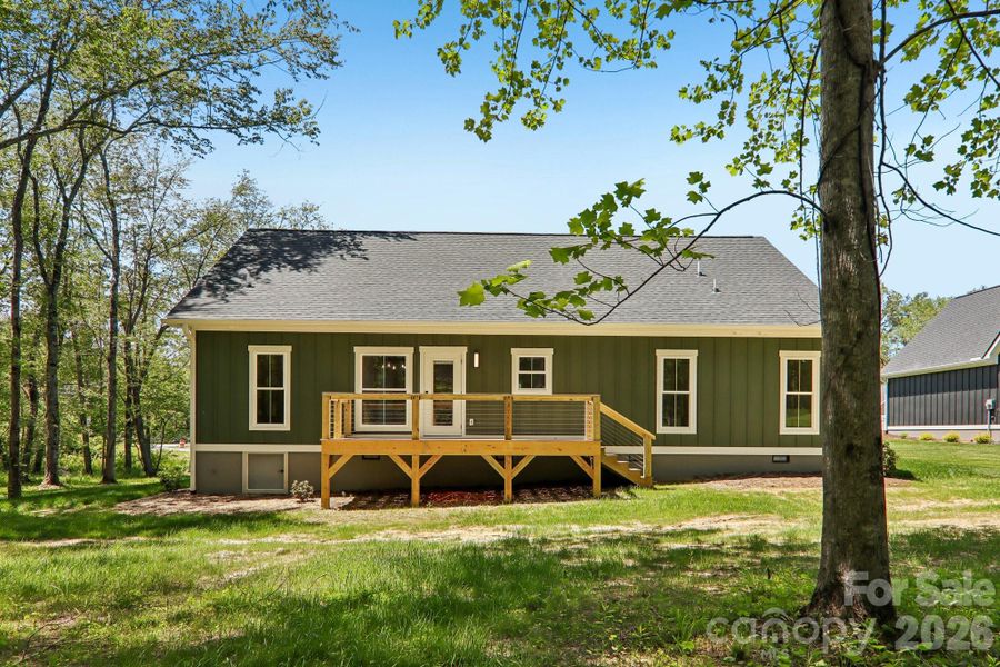 Exterior details and patio area of a home in , Hendersonville (Image 24).