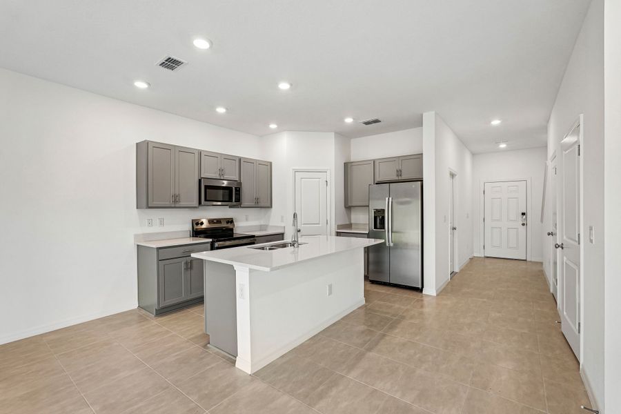 Furnished interior view inside a new home in The Towns at Tiburon, Nokomis (Image 4).