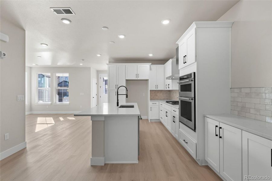 Furnished interior view inside a new home in , Littleton (Image 9).