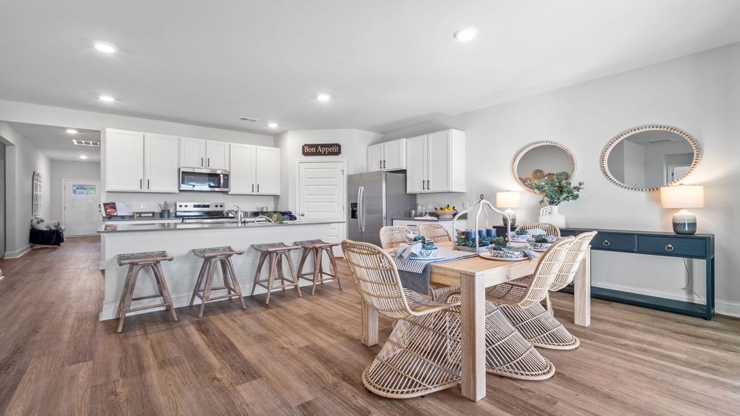 Furnished interior view inside a new home in The Groves at Bees Creek, Ridgeland (Image 10).