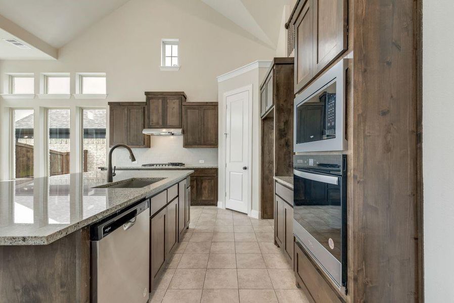 Furnished interior view inside a new home in Monterra, Fate (Image 5). Furnished interior view inside a new home in Monterra, Fate (Image 5).