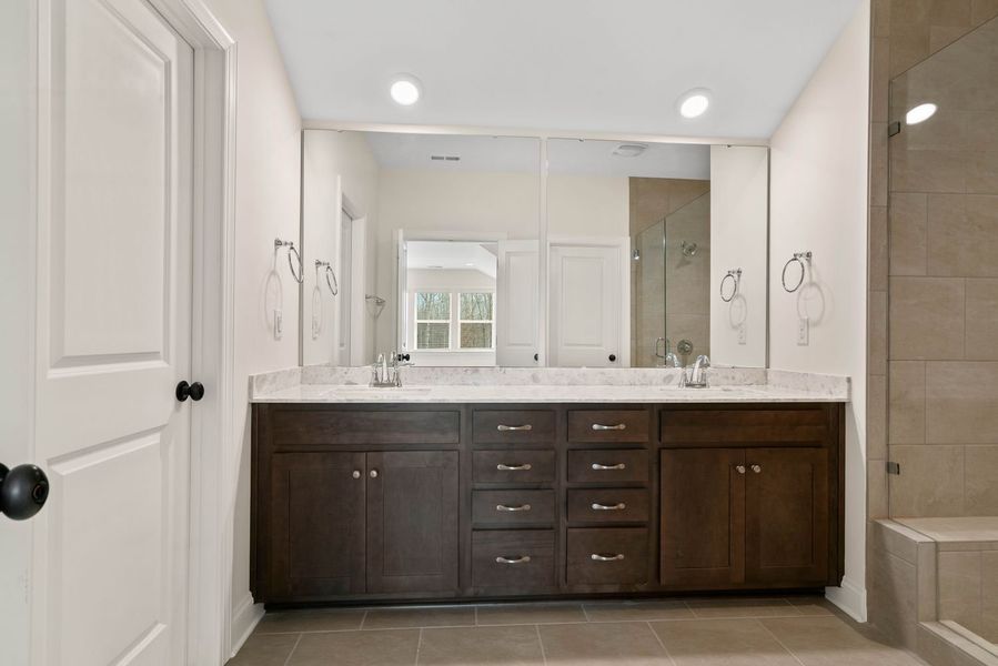 Representative furnished interior of a home built from the Princeton by Greybrook Homes in Harbor Watch, Statesville (Image 18).