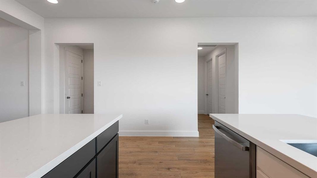 Furnished interior view inside a new home in Devonshire - Reserve 45', Forney (Image 10). Furnished interior view inside a new home in Devonshire - Reserve 45', Forney (Image 10).