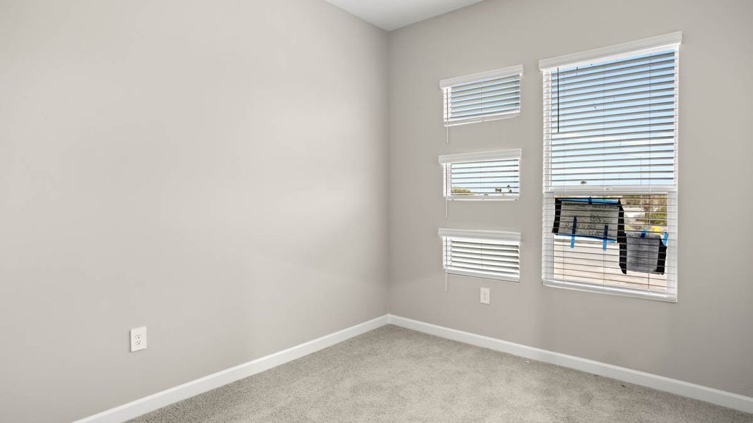 Representative unfurnished interior of a home built from the Palo Verde by D.R. Horton in Apache Farms, Buckeye (Image 18). Representative unfurnished interior of a home built from the Palo Verde by D.R. Horton in Apache Farms, Buckeye (Image 18).