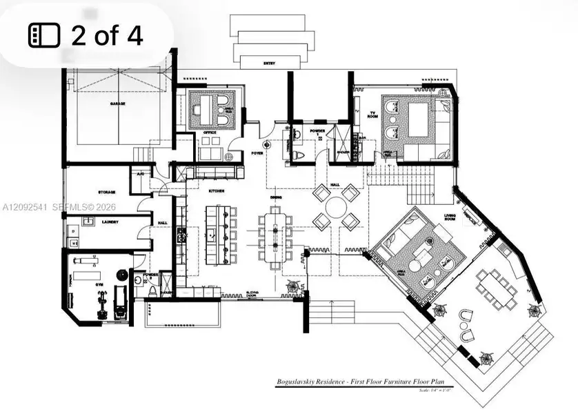 2D floor plan layout of this home in , North Miami, FL (Image 7).