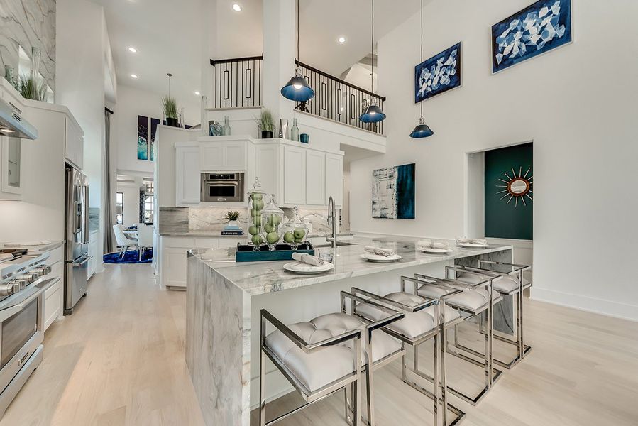 Representative furnished interior of a home built from the Grand Heritage by Grand Homes in Grand Oaks, Celina (Image 6).