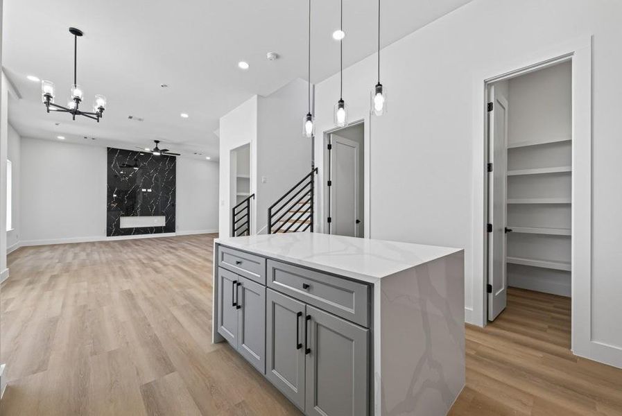 Furnished interior view inside a new home in , Houston (Image 27).