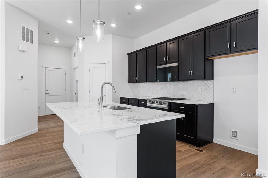 Furnished interior view inside a new home in Westerly, Erie (Image 3).