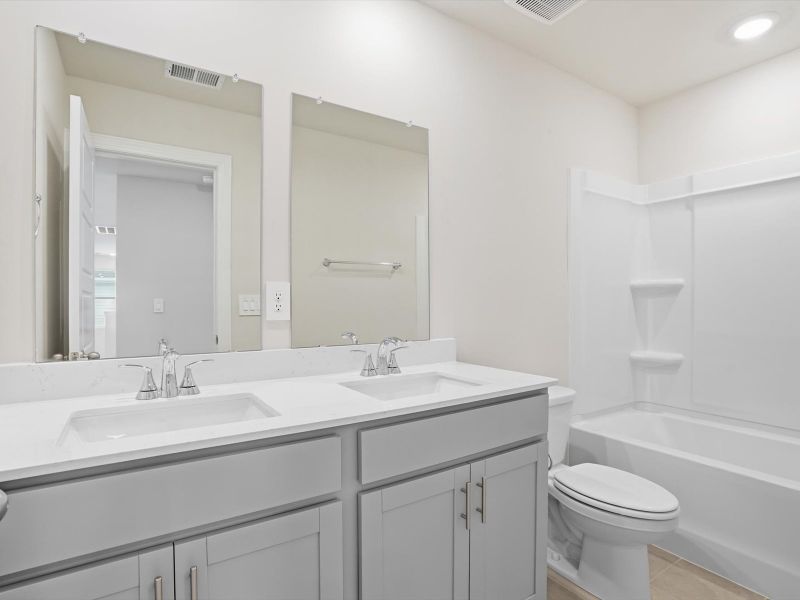 Furnished interior view inside a new home in Collier Ridge, Moore (Image 7).