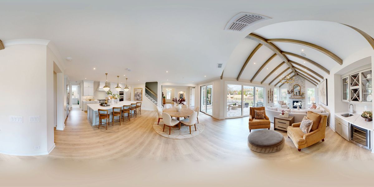 Representative furnished interior of a home built from the Provenance by Epcon Communities in The Courtyards at Summit Hill, Dallas (Image 45).