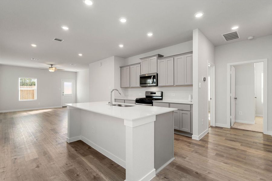 Furnished interior view inside a new home in Northpark South, Porter (Image 9).