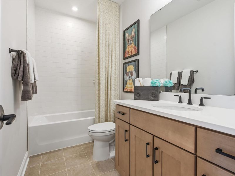 Furnished interior view inside a new home in Ross Farms, Charlotte (Image 40).