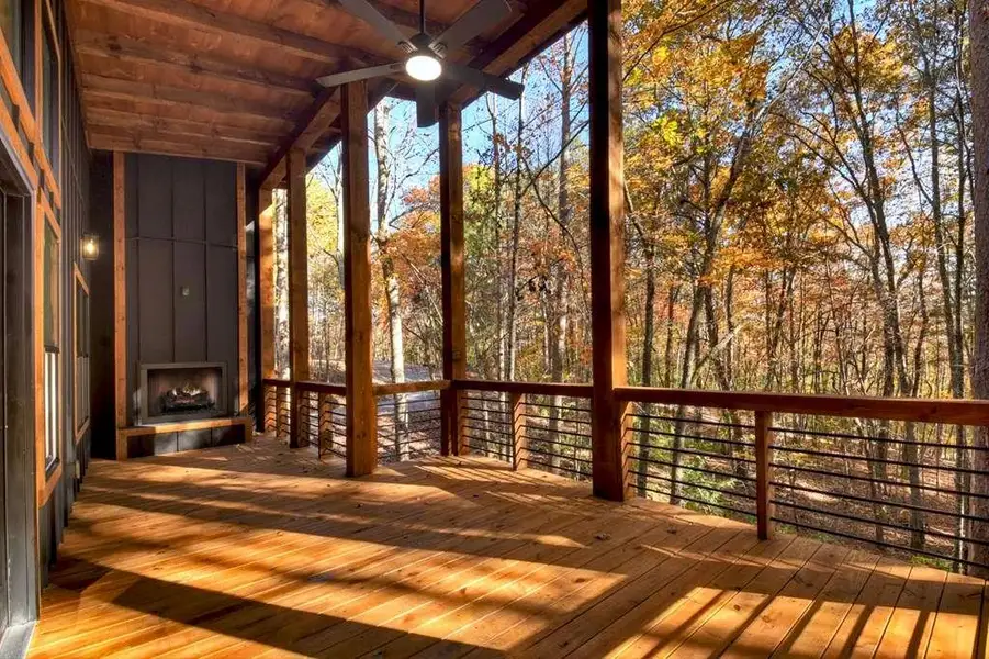 Exterior details and patio area of a home in , Morganton (Image 1).