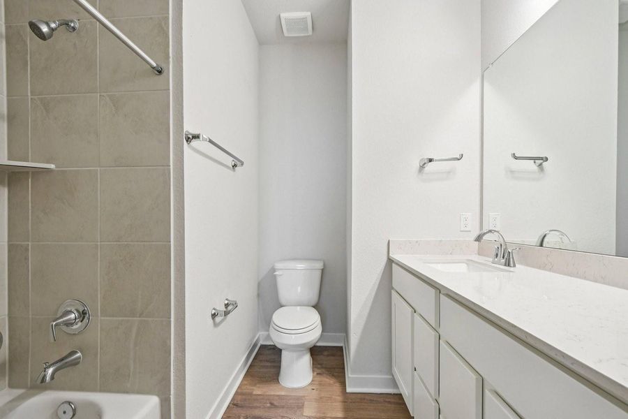 Furnished interior view inside a new home in Eastwood at Sonterra, Jarrell (Image 5).