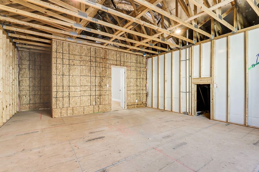 In-progress construction of a new home in Tidewater at Lakes of Cane Bay, Summerville, SC (Image 52).