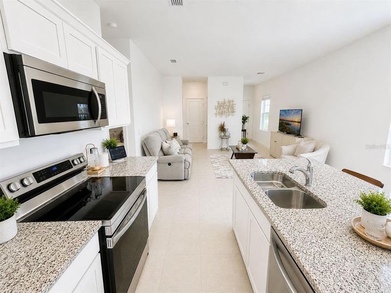Furnished interior view inside a new home in , Groveland (Image 10).