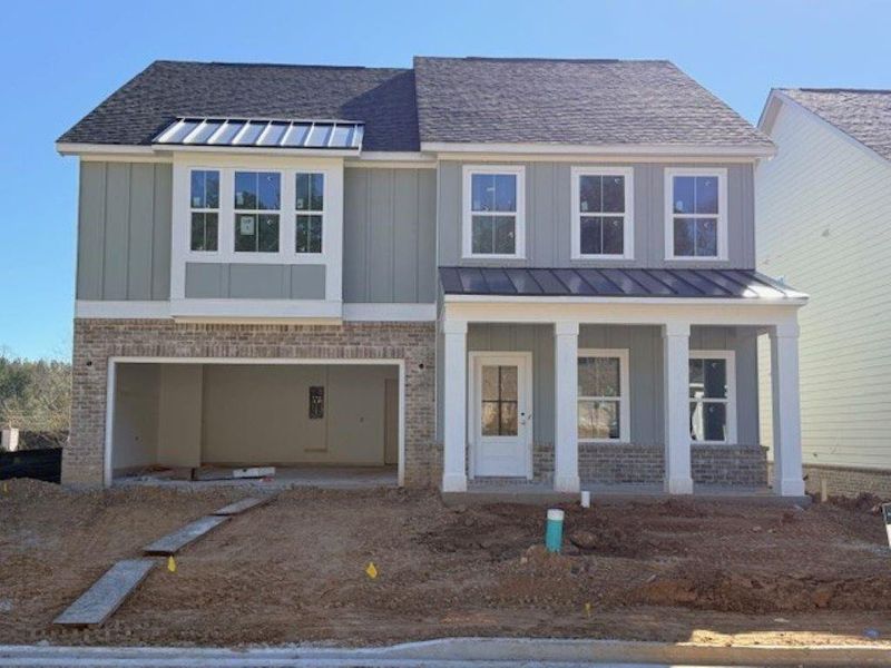 In-progress construction of a new home in Arbors at Richland Creek, Buford, GA (Image 14). In-progress construction of a new home in Arbors at Richland Creek, Buford, GA (Image 14).
