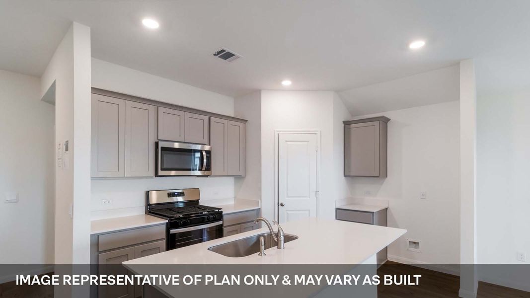 Furnished interior view inside a new home in Monarch Ranch, Manor (Image 4).
