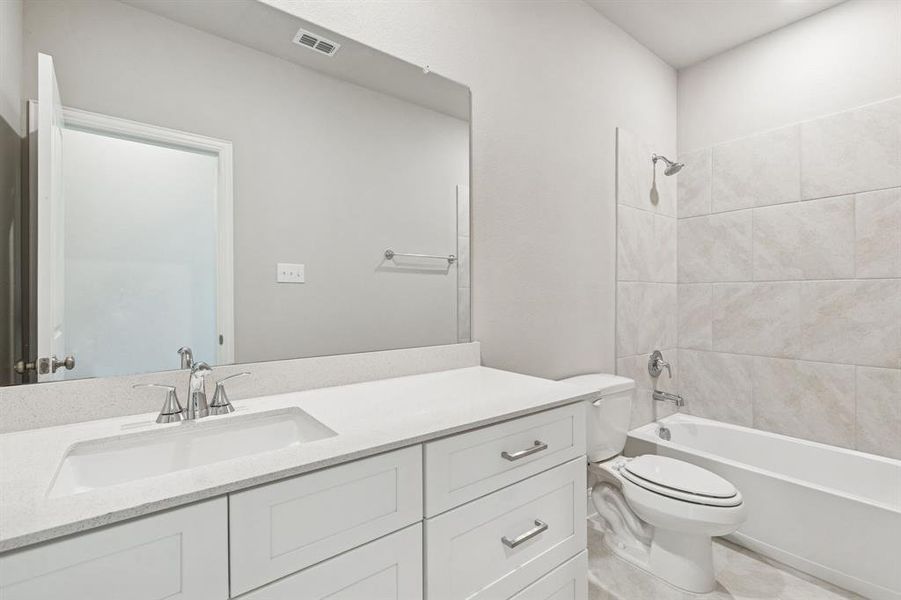 Furnished interior view inside a new home in Venetian, Weston (Image 10).