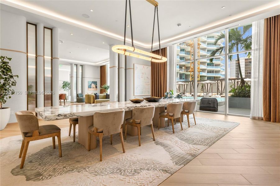 Furnished interior view inside a new home in , Miami (Image 9). Furnished interior view inside a new home in , Miami (Image 9).