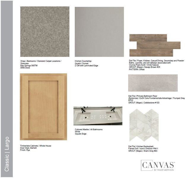 Sample of building materials used in homes in Artisan at Asante, Surprise (Image 19). Sample of building materials used in homes in Artisan at Asante, Surprise (Image 19).